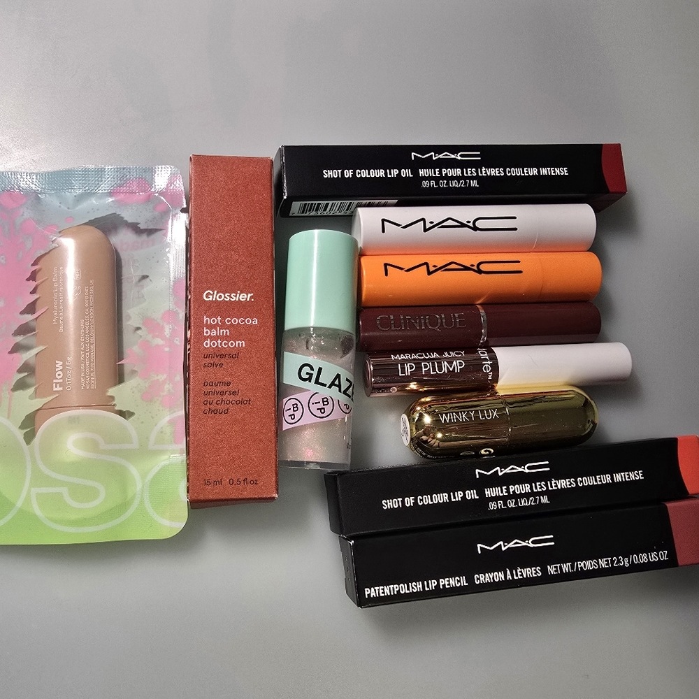 Lip Bundle - Mac, Glossier, Tarte
